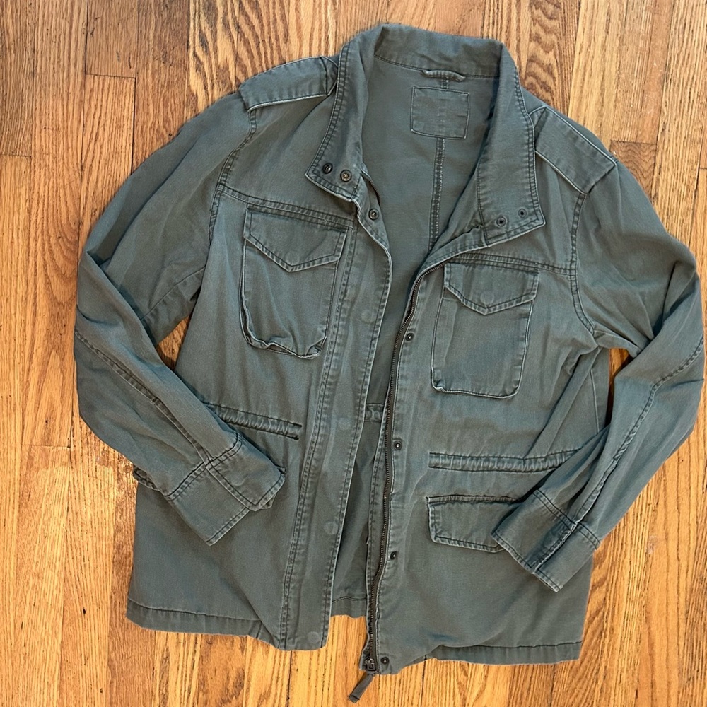 Olive Green Utility Jacket